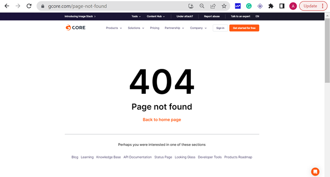 404 Error Solutions